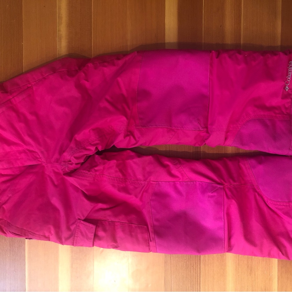 Girls Columbia Bugaboo snow pants size small (8).